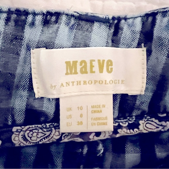 NWT Anthropologie Maeve Avryl Bleached Slim Pants, Sz 6 - Picture 7 of 10